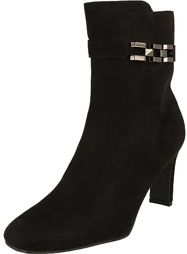 piece of mind. Damen Schuhe elegante High-Heel Stiefelette 253-961 Schwarz (eu_footwear_size_system, adult, numeric, medium, numeric_37)