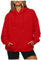 Chemisier Et Blouse Femme Sweat-Shirt Capuche Pullover Haut Pour Femme