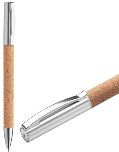 Hole Gadget ® | Penne Personalizzate Pubblicitarie in Sughero, Stock Ideali come Gadget Personalizzati Promozionali per Aziende, Fiere ed Omaggio a Clienti, Matrimonio o Compleanno PD529 (200)