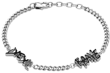 Diesel Herren-Gliederarmband Edelstahl, DX1466040