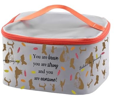 PXTIDY Indischer Pocahontas Kosmetikkoffer, Märchen, Pocahontas-Fans, Geschenk, Cartoon-Make-up-Organizer, Tasche, Pocahontas, Prinzessinnengeschenk, grau, Einheitsgröße, Kosmetiktasche