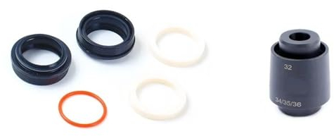 1set Fahrrad Gabel Staub Dichtung 32mm 34 35 36mm Staub Dichtung & Schaum Ring Für Fox/rockshox/Magura/X-Fusion/Manitou Gabel Reparatur Kits Teile (Color : 32MM kit with Tool)
