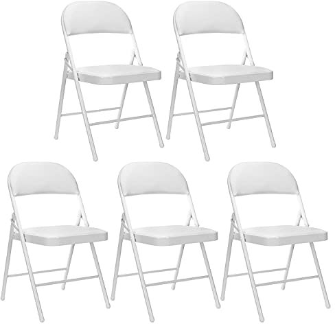 THINIA HOME Pack 5 Sillas Plegables Acolchadas