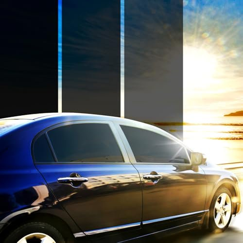 Car Window Tint 20% VLT, 20 Percent Nano Ceramic Window Roll 20 Inch x 20'Ft, Automotive Car Tint for Privacy Sun & Glare Protection UV Heat Blocking, Scratch Resistant 5-Layer