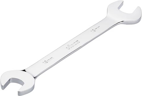 Vigor Chiave a forchetta doppia, profilo esagonale esterno V7730 – 18 x 19, larghezza chiave 18 x 19 mm, cromata e lucidata, adatta per tutti i bulloni, lunghezza 220 mm