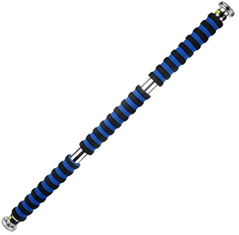PUFAHAU Teleskop-Hantelstange, ohne Schrauben, für Türrahmen, zur Wandmontage, Reckstange für Fitnessübungen des Oberkörpers, verstellbar 100-150 cm