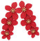Holibanna 1par Pendientes De Flores Elegantes Para Mujer Joyería Bohemia Diseño Floral Aretes y Cómodos Para y