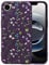 RALEAVO Flower Case for iPhone 16e, Liquid Silicone Shockproof Protection Case Cover for Girls Women with Aesthetic Cute Floral Patterns Soft Slim Phone Case for iPhone 16e 6.1-Purple