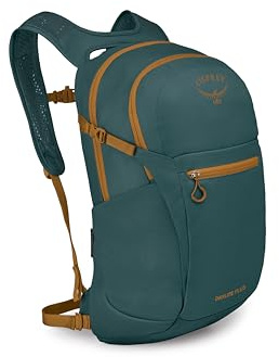 Osprey Daylite Plus Lifestyle-Rucksack, 20L, Torrent Blue | Alltagstasche, Campus-Pack, Laptop-Tragetasche, Laptop-Hülle, Arbeit, Schule, Reisen, Blau, OS-Größe