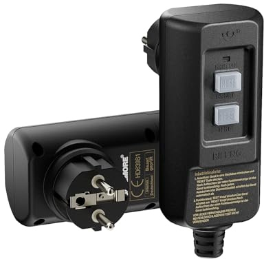 SAFEMORE PRCD Personenschutzstecker 30mA FI-Schutzschalter 230V/16A