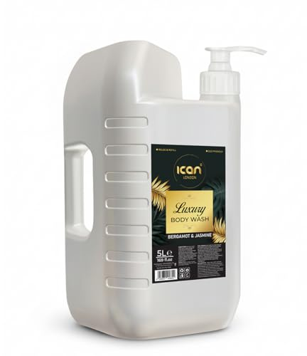 ican London Luxury Body Wash with Bergamot & Jasmine, 5L