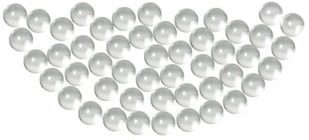 Nucelit 50Pcs Glass Mixing Balls Paint Agitator Ball for Model Paint and Craft Project Painting Easy to Clean Efficient Blending Art Supply Glass Beads