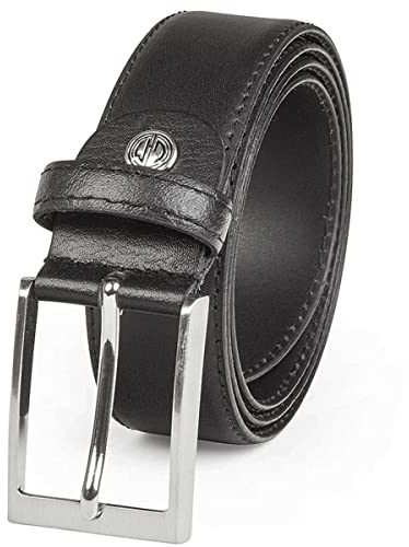 LINDENMANN Gürtel Herren Vollledergürtel aus Rindleder, 35 mm breit, kürzbar, Gürtel Herren XXL, schwarz, Größe/Size:Bundweite 120 cm Gesamtlänge 135 cm W 47.2 XXL, Farbe/Color:schwarz