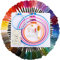 Fuyit Embroidery Starter Kit Stickpackung mit Kreuzstichwerkzeug 72 Farben Stickgarn, 5 Stück Kunststoff-Stickrahmen, 45 x 30 cm, 14 Stück Classic Reserve Aida