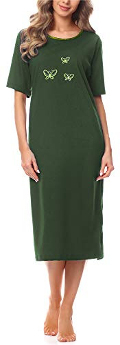 Merry Style Damen Kurzarm Nachthemd 91LW1