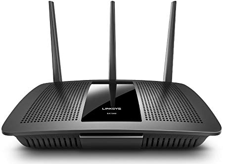 Linksys EA7300 Max-Stream AC1750 Dual-Band Mesh-WiFi 5 WLAN-Router – schneller WLAN MU-MIMO Internet-Router zum 4K-UHD-Streaming und Gaming mit 4 Gigabit-Ethernet-Ports