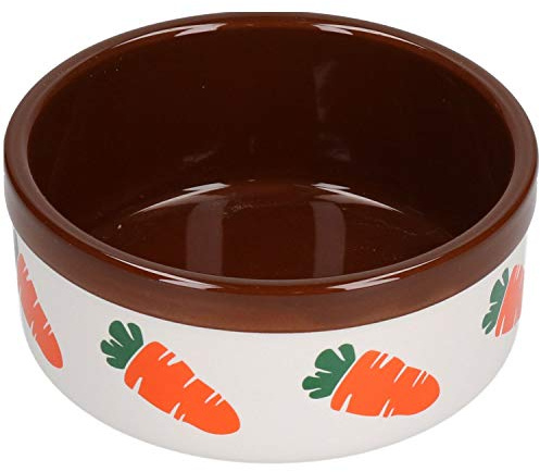 Brown Small Aniamls Pet 5/12.5cm Ceramics Food Water Bowl Dish