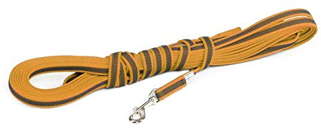 Color & Gray Super-Grip Leash with Handle, 14 mm x 10 m, Orange-Gray