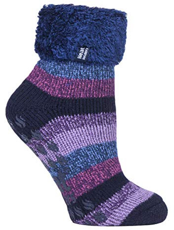 HEAT HOLDERS - 1 Paar Bettsocken Damen Stoppersocken ABS Antirutsch Kuschelsocken Socken (HHL18)
