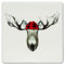 Abbott Collection 1327-JACK-CSTR Untersetzer, Motiv Jack Elch, 10,2 cm quadratisch, weiß/rot