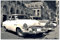 Postereck - 0462 - Oldtimer, Kuba Auto Schwarz Weiss Havanna Vintage - Fahrzeug Wandposter Fotoposter Bilder Wandbild Wandbilder - Leinwand - 100,0 cm x 75,0 cm