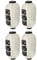 VALICLUD 4PCS Japanische Laternen 24X45 cm wasserdichte Laterne für Sushi- Restaurant Neujahrsparty Garten White Lantern Hängende Dekorationen