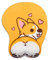 AOKSUNOVA Tapis de souris 3D avec coussin en gel ergonomique avec repose-mains en gel Corgi Chien