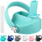 Strohhalmdeckel kompatibel mit 12 16 18 32 4oz Wide Mouth Hydro Flask, Deckel mit Strohhalm für Wasserflaschenzubehör, Ersatz Strohhalm Kappe mit Flex Griff für Hydroflask, Mint