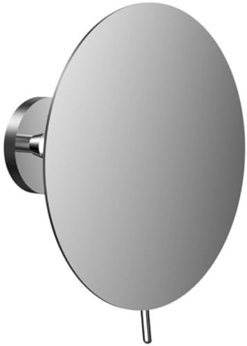 Emco Round Wandspiegel, 1-armig, 3-Fach, rund, Durchmesser 200mm, 1094, Farbe: Schwarz