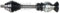 ANTRIEBSWELLE GSP 202260 - für VW Golf 5 1K