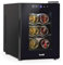 Baridi 6 Bottle Wine Cooler, Thermoelectric, 5-18°C, Touch Control, Table Top - DH217