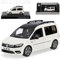 Generisch Volkwagen Caddy Edition 35 Weiss Modell 2003-2020 Version ab 2016 1/43 Minichamps Modell Auto mit individiuellem Wunschkennzeichen