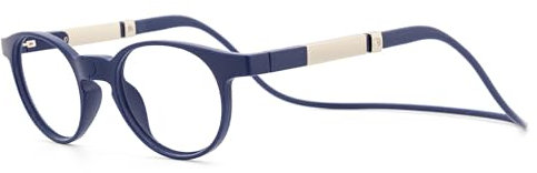 DIDINSKY Gafas de Presbicia con Iman y Filtro Anti Luz Azul. Gafas Graduadas Imantadas de Lectura para Hombre y Mujer y Cristales Anti-reflejantes DIKIRK DALI/THYSSEN/UFFIZI (Indigo, 1.5, x, UFFIZI)
