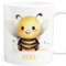 Biene Tasse personalisierte Kindertasse mit Namen Bienentasse Namenstasse süßes Kinder Geschenk für Jungen & Mädchen Kaffeetasse Teetasse aus Keramik 330 ml