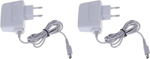 2X ladekabel kompatibel mit Nintendo DSi/DSi XL / 2DS / 2DS XL / 3DS / 3DS XL,Netzteil Ladegerät Kabel,Ladegerät Reise Charger Ladegerät Power Adapter