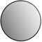 Talos Picasso Miroir noir Ø 40 cm – Cadre en aluminium de qualité supérieure – Miroir de salle de bain rond pour une ambiance élégante – Miroir mural élégant qui allie fonctionnalité et design moderne