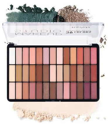 Pure Vie Ombretto Glitter Occhi Palette, 39colore Ombretti in Crema Nude Ombretti Occhi Eyeshadow Palette, Glitter Make up Lunga Durata Impermeabile Pigmentati Occhi Trucchi per Donna Ragazza(#491)