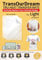 TransOurDream Transfer Tape for Vinyl Inkjet Printer Printing 10 Sheets A4 Cutting Weeding for Cricut Use with Our Light Heat Transfer Paper(light-tape-10)