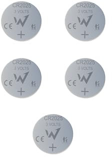 Wonder Full Energy - Piles Boutons CR2025 Lithium 3V – Pack de 5 – Longue Durée 800h – Sécurité Enfant – Idéal Télécommandes, Clés, Montres, etc. – Emballage Sécurisé