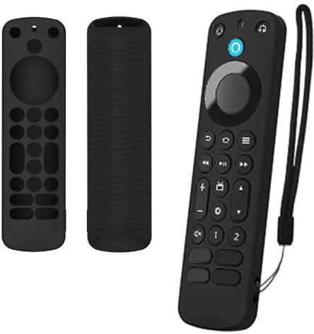 Silicone Custodia Remota per telecomando Alexa Voice Remote Pro/Fire TV Cube Remote Pro Guscio Protettiva,Antiscivolo Cover Copertura
