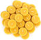 Lot de 36 bougies chauffe-plat en cire d'abeille pure | Durée de combustion prolongée de 4 heures | Bougies chauffe-plat en cire d'abeille naturelle dans une tasse transparente, parfaites pour la