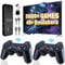 Y5 Retro Game Console with 2 Wireless Controllers, Nostalgia Game Stick with 48+ Emulators Over 51000 Classic Games, 2.4GHz for TV, Gaming Console Support Multiplayer, Plug & Play with 4K Video HDMI