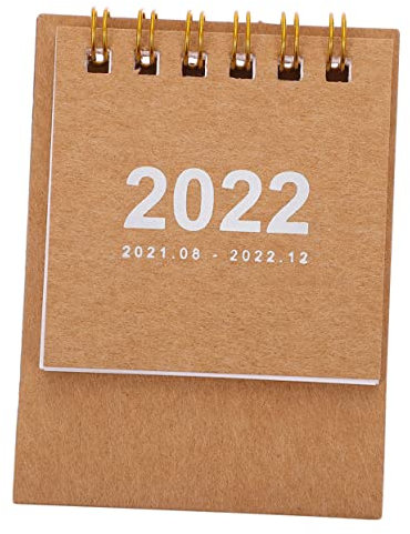 HAPINARY Mini-bürokalender Schlichter Stil Monatskalender Planaufzeichnungskalender Kalenderdekoration Aus Hochwertigem Papier Mit Spiraldesign Für Termine Und Pläne