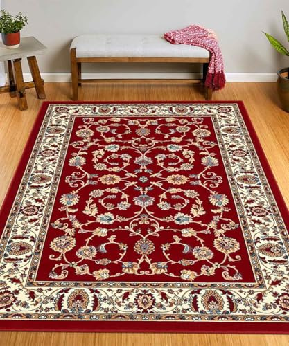 Royal Shiraz 2079 Teppich mit orientalischem persischem Design, 3-teilig, Rot