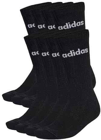 adidas Unisex Linear Cushioned Crew Sock 1o Pair Pack Socken (1er Pack)