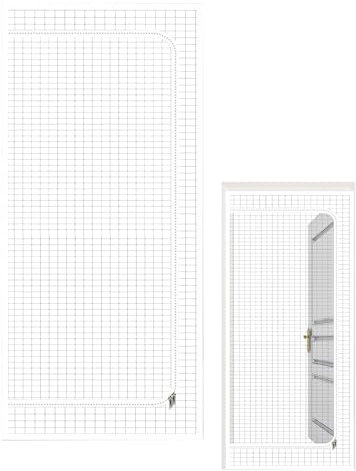 Puerta Mosquitera para Gatos - Malla Resistente A Arañazos De Mascotas - Barrera Reforzada con Cremallera para Cachorros Y Gatitos, Accesorios para Mascotas