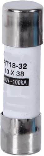 Lot de 10 tubes fusibles en céramique RT18-32 RT14-20 500 V 100 kA 4 A 5 A 6 A 12 A - Coupe-circuits thermiques for la protection électrique(16A)