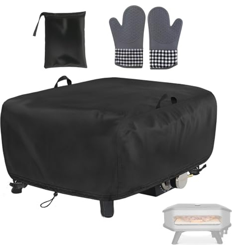 Pizza Oven Cover for Cozze 90349 13 Inch Gas Pizza Oven, 13 Inch Cover (58 x 58 x 28 cm), Cozze 13 Dustproof Waterproof Pizza Oven Cover
