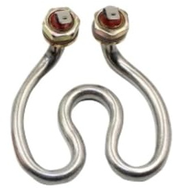 220 V 500 W/600 W Tauchsieder Rohr Universal Fit Edelstahl/Kupfer Kaffeekanne Wasserkocher Zubehör(Stainless Steel 500w)