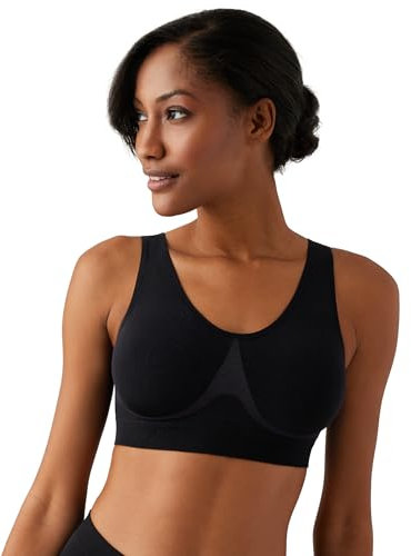 Wacoal Women's B Smooth Bralette Bra, Black, 40